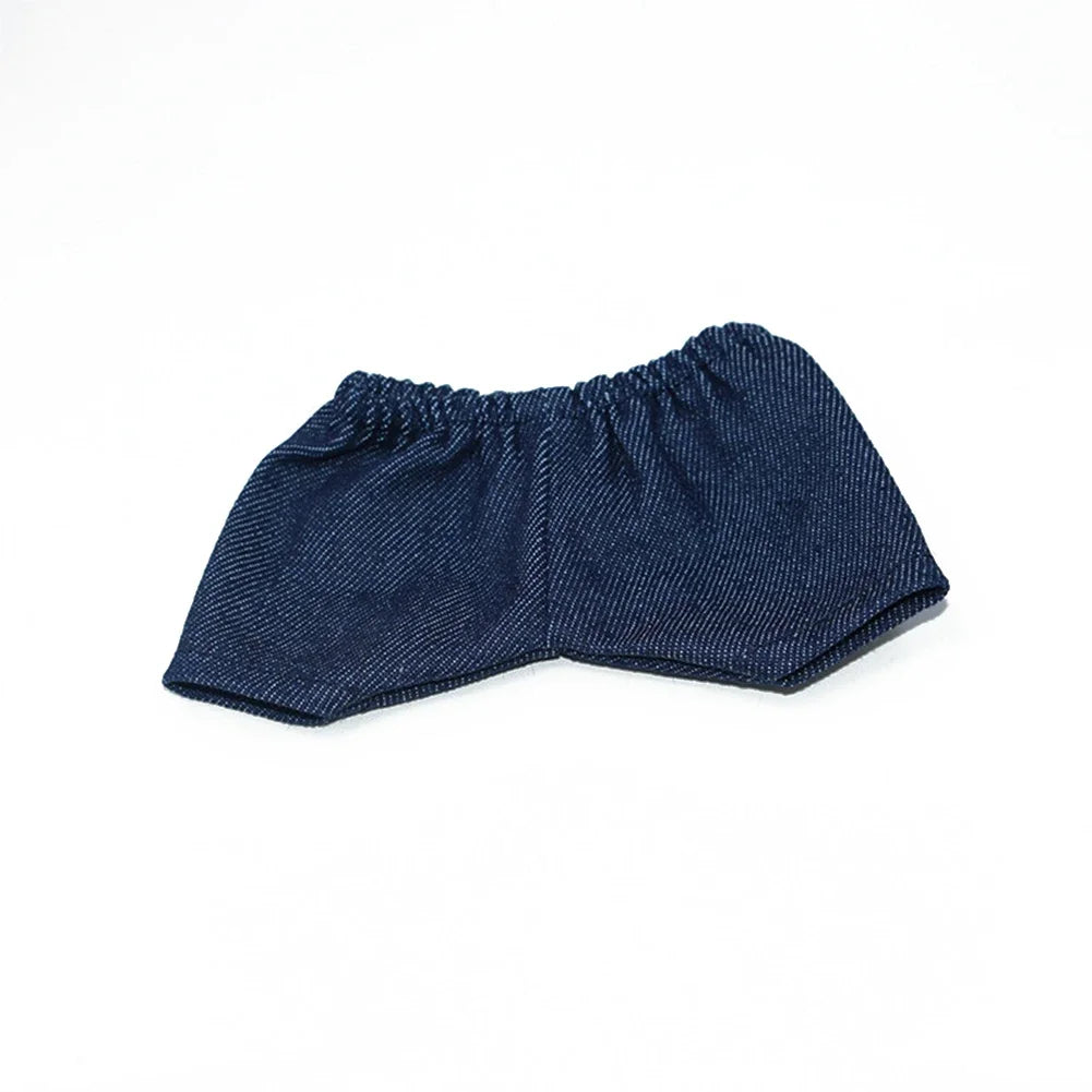 Labubu Idol Doll Clothes Set – T-Shirt & Denim Shorts Outfit for 17cm Labubu & 10cm Cotoon Dolls, Doll Accessories