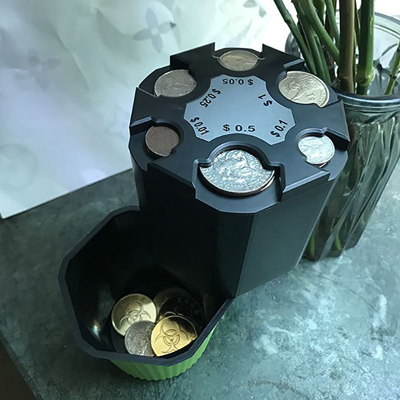 Car Piggy Bank – Large Capacity Plastic Coin Storage Box, Euro & Dollar Organizer, Kids Toy Gift Wallet