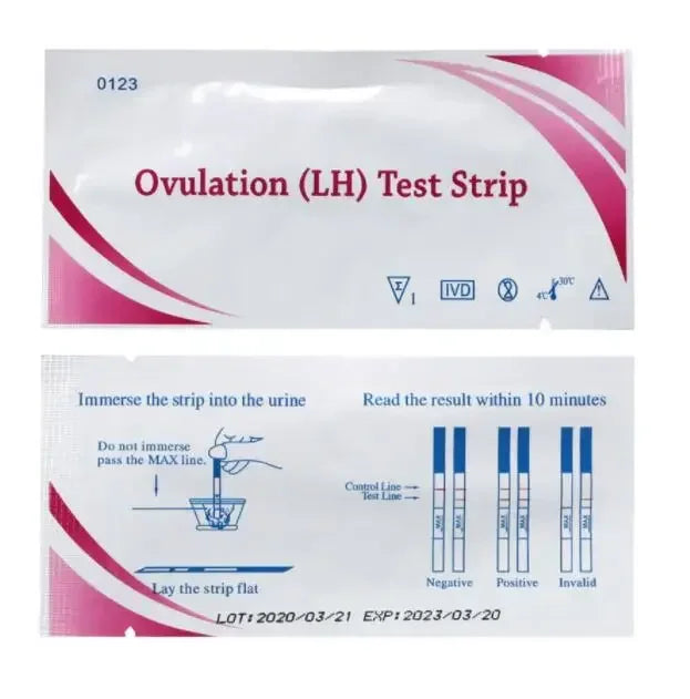 EGENS LH Ovulation Test Strips 50pcs – Urine Fertility Kit for Home Use, Over 99% Accuracy Early Detection Test Strips