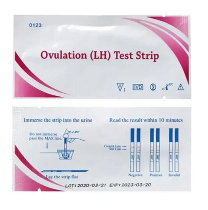 EGENS LH Ovulation Test Strips 50pcs – Urine Fertility Kit for Home Use, Over 99% Accuracy Early Detection Test Strips
