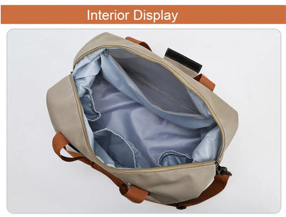 Travel Gym Bag – Short-Distance Luggage & Portable Fitness Duffel, Shoulder, Crossbody, and Weekender Carry-On Bag