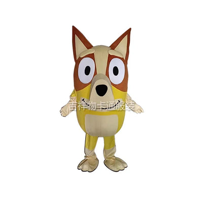 Bluey Bingo Dog Cosplay Costume — Adult Cartoon Doll Outfit for Walking, Performance & Events