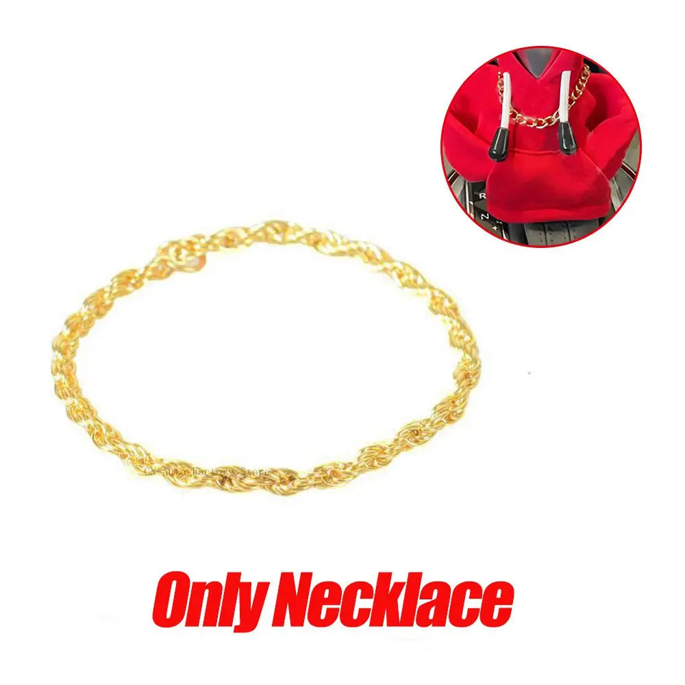 Universal Gear Shift Lever Hoodie Cover – Manual & Automatic Car Handle Decoration Interior Accessory