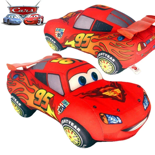 Pixar Cars 3 Lightning McQueen Plush Toy — 17–35cm Soft Stuffed Pillow Cushion for Kids
