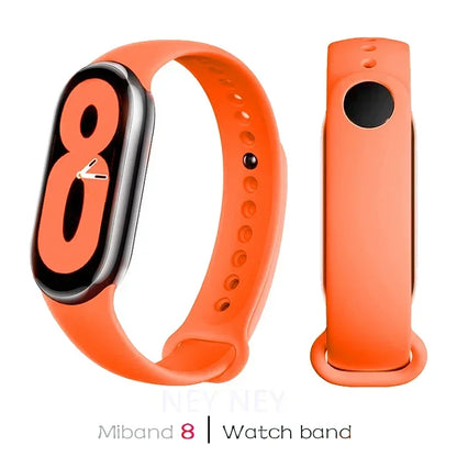 Sport Silicone Strap for Xiaomi Mi Band 9/8 NFC – Replacement Smartwatch Wristband Bracelet