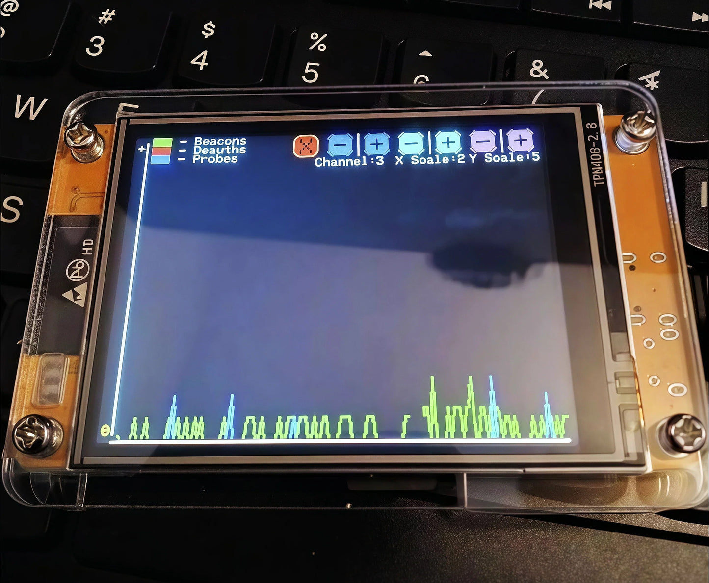 Marauder Mar-x-Auder ESP32 Device — Wi-Fi & Bluetooth Security Tool for Offensive and Defensive Wireless Testing