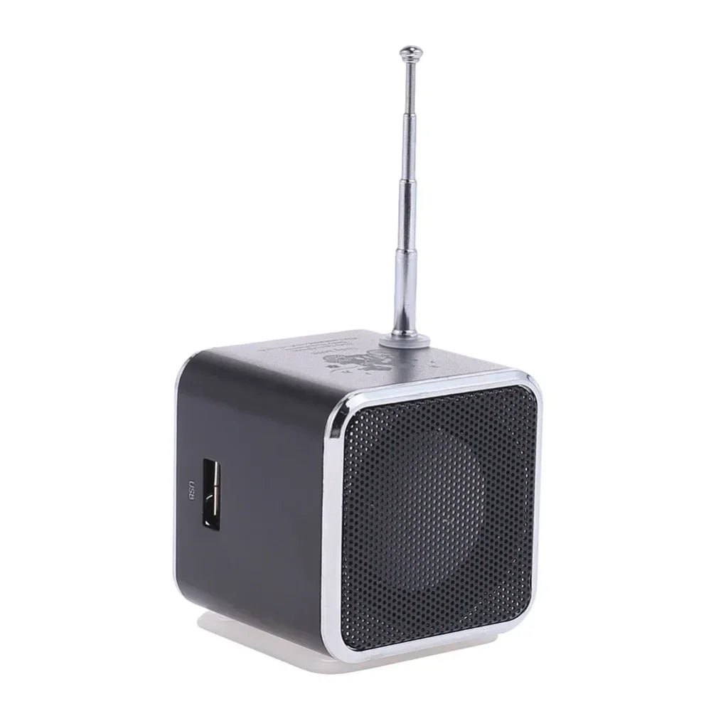 VIKEFON TD-V26 Mini Portable Bluetooth Speaker — TF Card, FM Radio, AUX Stereo Music Player for Outdoor & Party Use