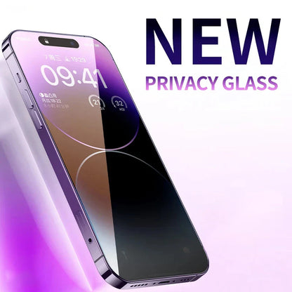 1–3PCS Anti-Blue Light Privacy Screen Protector – Tempered Glass for iPhone 11–15 Series, Eye Protection & Clear Display