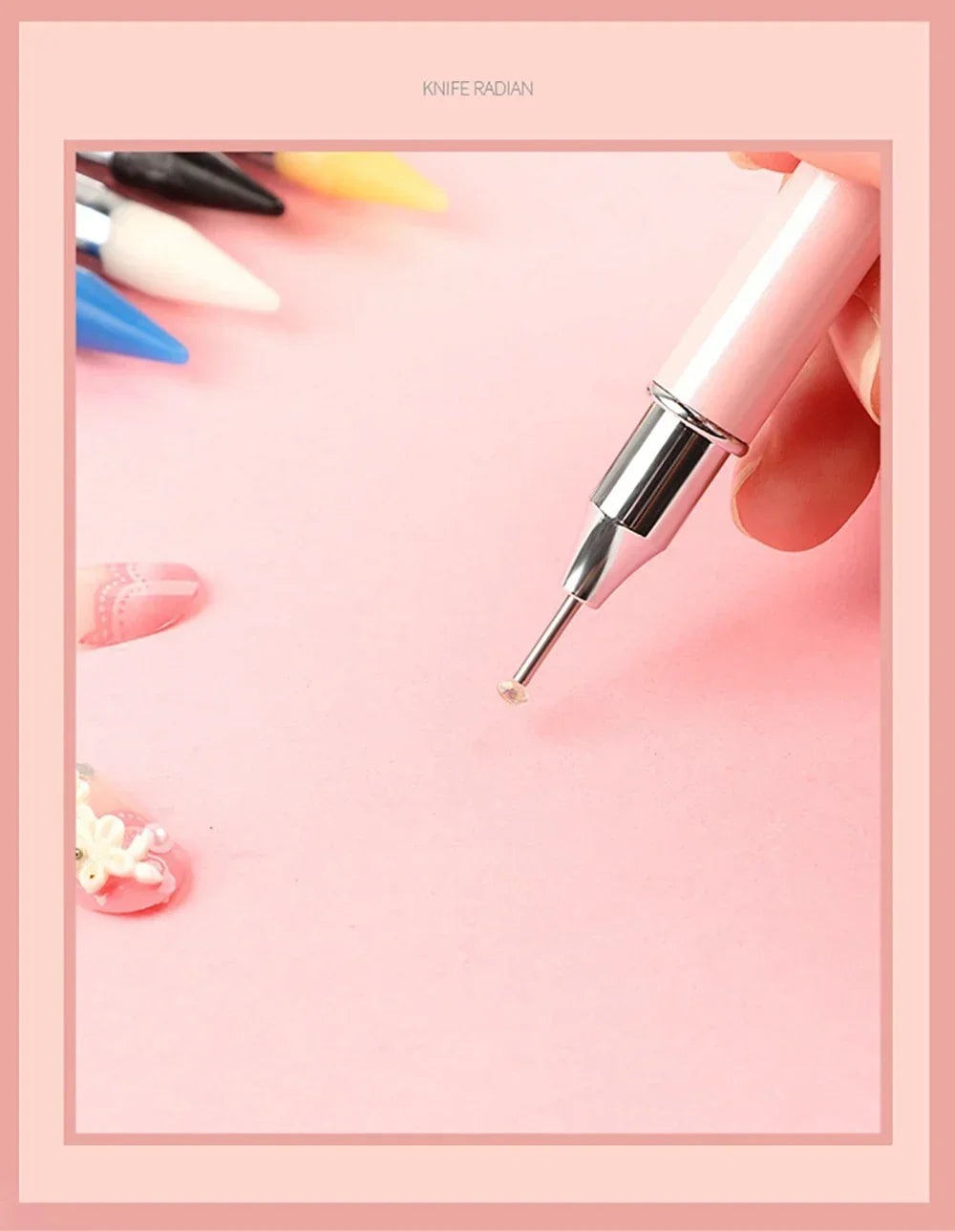 New Diamond Painting Pen Tool – Double-Head Multifunctional Nail Pen, Metal Material, Diamond Painting Accessories