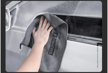 High-End Microfiber Car Wash Towel – Auto Cleaning, Drying & Detailing Cloth with Hemmed Edges for Car Care