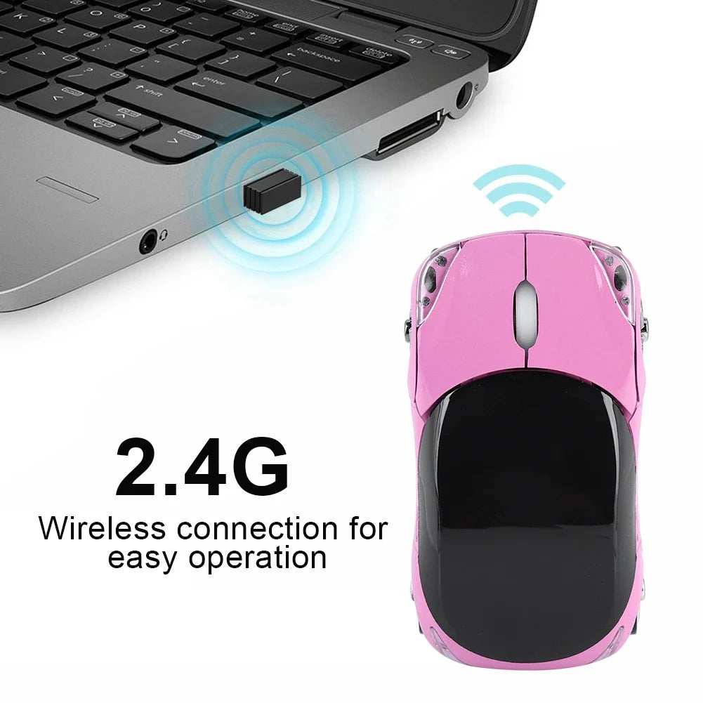 2.4G Wireless Optical Mouse - 1600DPI Portable Mouse for PC, Mac, Tablet & Office