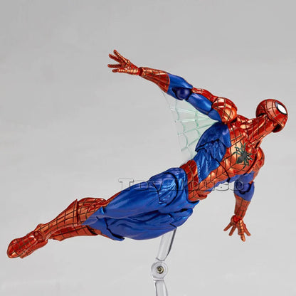 New CT Toys Spider-Man Figure — Amazing Yamaguchi Spider-Man 2.0, Anti-Venom Agent Anime Action Figure, Mafex SHF Collectible Toy Gift