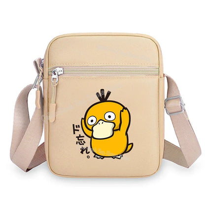 Pokemon Pikachu Cartoon Shoulder Bag – Large Crossbody Messenger Bag for Boys & Girls School Handbag