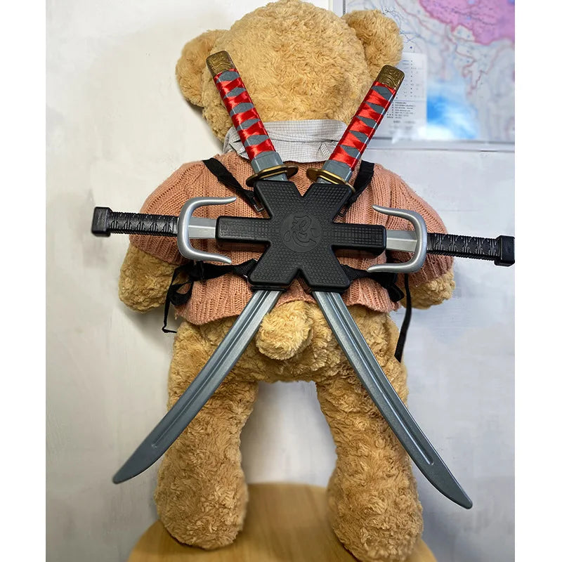 1:1 Ninja Set Halloween Japanese Samurai Cosplay Toy Knife Dagger Dart Model Gift for Kids