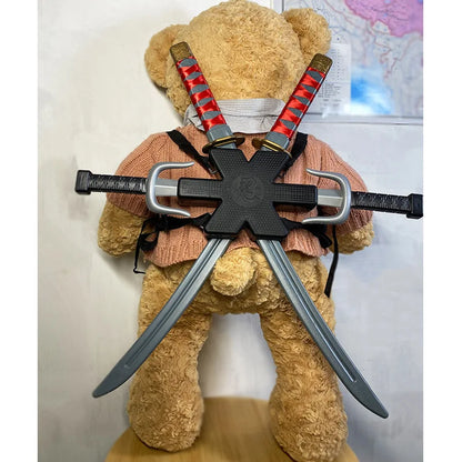 1:1 Ninja Set Halloween Japanese Samurai Cosplay Toy Knife Dagger Dart Model Gift for Kids