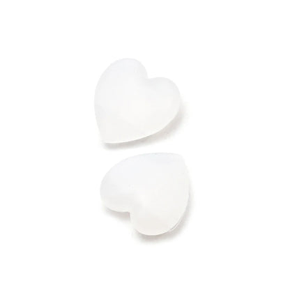2 Pairs Heart Silicone Ear Hooks – Anti-Slip Eyeglasses Grip, Retainer Fastener Accessories
