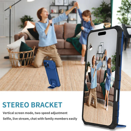 Slide Camera Protection Hard Case – Durable Plastic Phone Cover for iPhone 7 to 16 Series