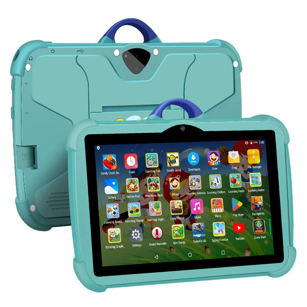 7-Inch Kids Tablet PC – Android 13, Quad-Core, 4GB RAM & 64GB ROM, Educational Learning Tablet for Children
