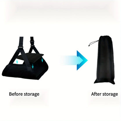 Travel Rest Hammock - Portable Footrest for Office, Train & Airplane Seats