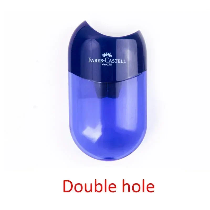 Double & Single Hole Transparent Pencil Sharpener – Creative Pen Knife for Kids & Students, School Supplies