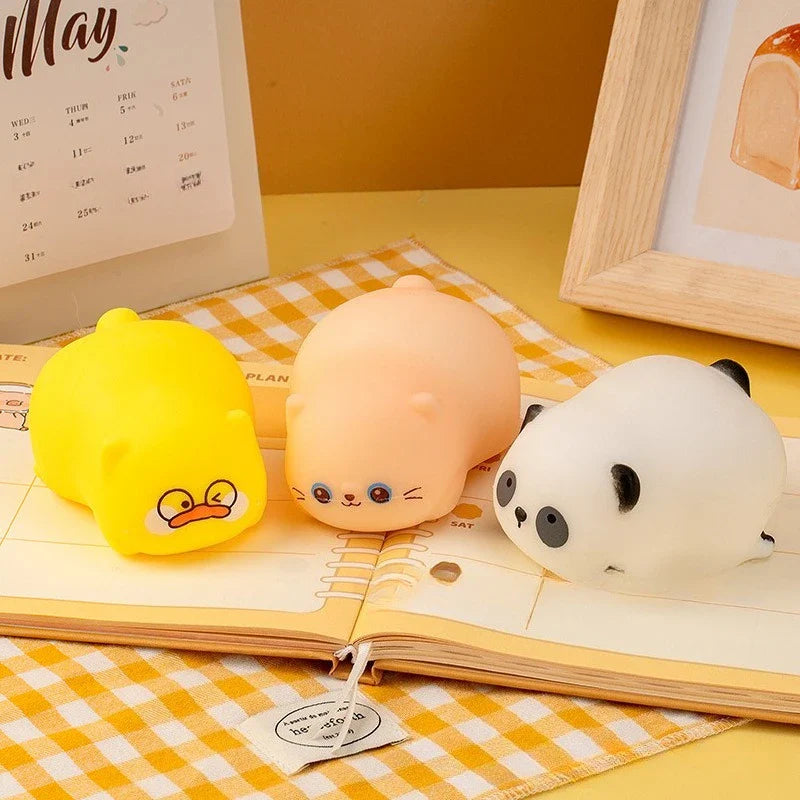 Funny Pulling Pets Squishy Toy – Stretchy Puppy & Piggy Stress Ball for Kids & Adults