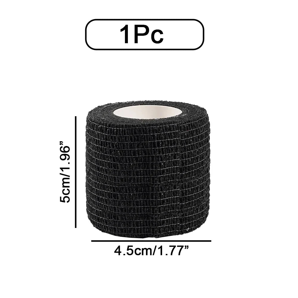Self-Adhesive Athletic Wrap Tape: 10 Rolls Elastic Bandage for Sports Protection - Knee, Finger, Shoulder, Tattoo Accessories
