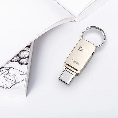 DM PD059 USB-C OTG Flash Drive – USB 3.0 Type-C Mini Pen Drive 32GB/64GB High-Speed Storage for Smartphone & PC Backup