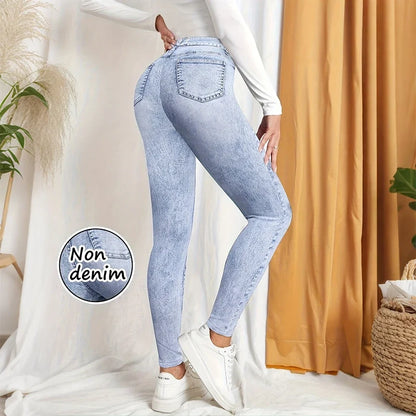 Women's High Waist Yoga Leggings - Soft Stretch Hip Lifting Casual Activewear Pants