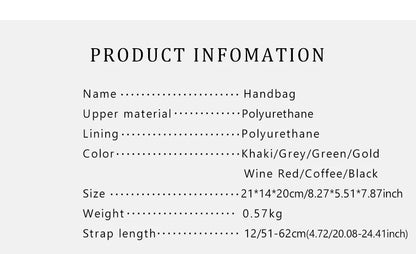 CHCH Women's Tote Bag - New Steel Embossed Handheld Bun Shopping Bag for Mothers