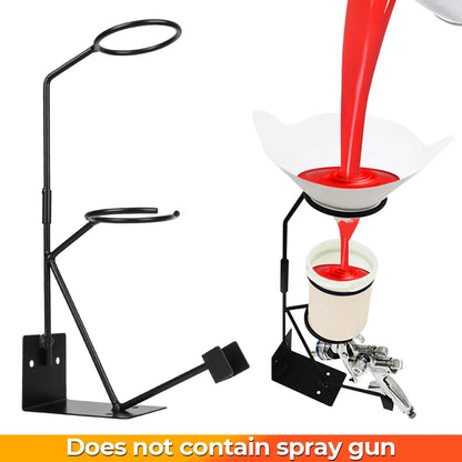 Car Paint Sprayer Stand Bracket - Paper Funnel Rack Storage Steel Spray Gun Accessories - Household Spray Gun Holder