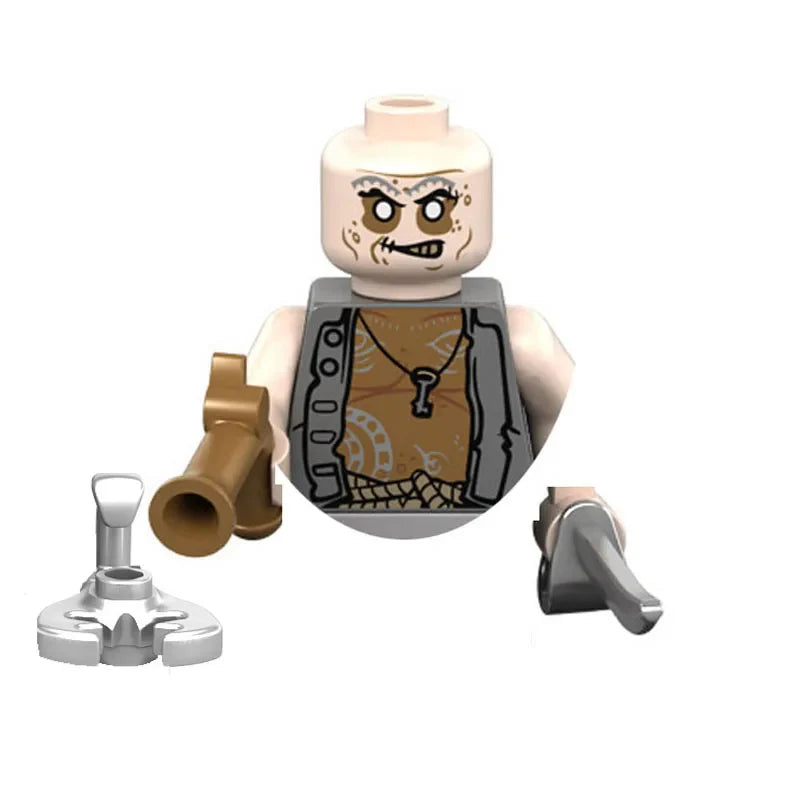 Locking Alien Action Figure — Prometheus Ice Monster Robot Building Blocks Toy, Educational Gift for Children