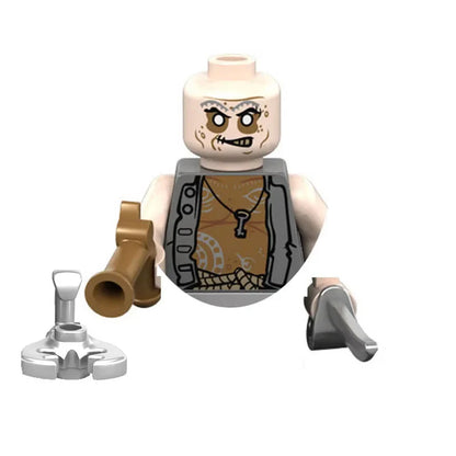 Locking Alien Action Figure — Prometheus Ice Monster Robot Building Blocks Toy, Educational Gift for Children