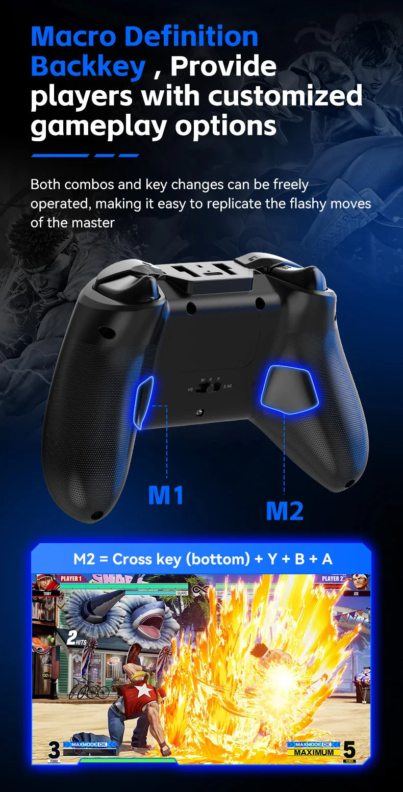 G6 Mobile Game Controller for Switch, iOS, Android & PC with Hall Effect Joystick – Cloud & Streaming GamePad
