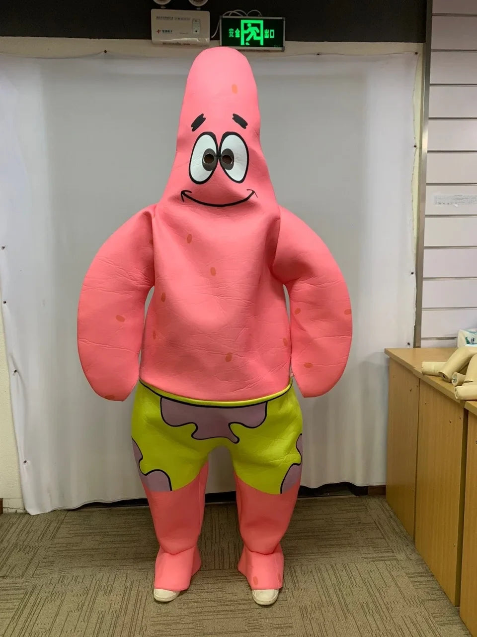 Patrick Star Costume - SpongeBob Cartoon Cosplay Jumpsuit for Halloween Carnival & Party Dress-Up
