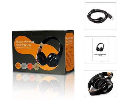 CATASSU Over-Ear Bluetooth Headphones – Wireless Stereo Headset with Mic & Soft Leather Earmuffs for PC, TV, Cell Phones