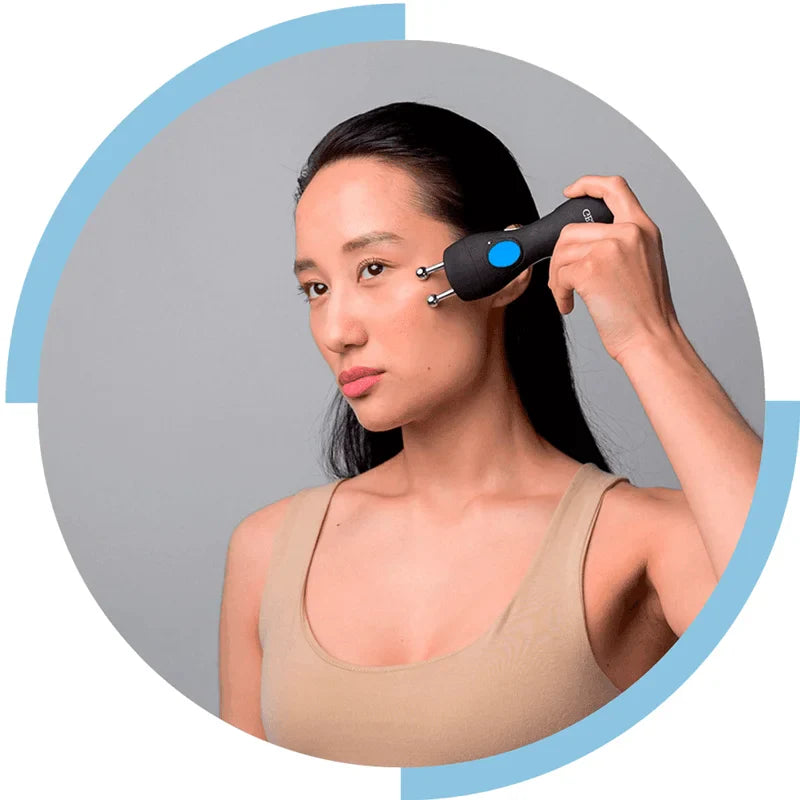 GESS Microcurrent Facial Device — Anti-Aging Face & Neck Massager for Home and Office Skin Care