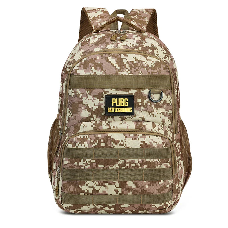 Camouflage Large-Capacity Backpack – Zipper Closure Hiking & Outdoor Adventure Travel Bag