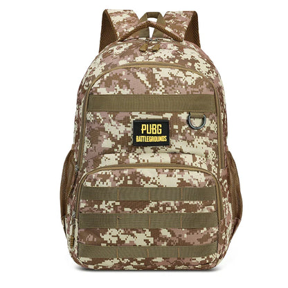 Camouflage Large-Capacity Backpack – Zipper Closure Hiking & Outdoor Adventure Travel Bag