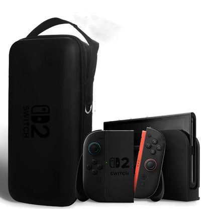 Nintendo Switch 2 Carrying Case with OLED Protective Cover – Large Capacity Hard Shell Storage Bag with Stand