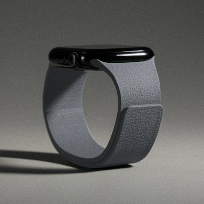 Silicone Magnetic Strap for Apple Watch - Adjustable Band for 49mm/46mm/45mm/44mm/42mm/41mm/40mm Series Ultra, SE & More