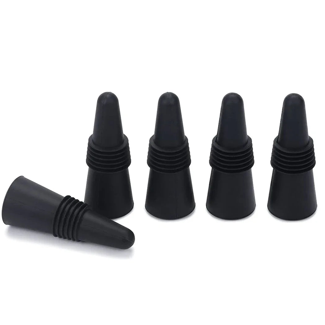 Silicone Wine Bottle Stopper Set – Leak-Proof Cork Caps for Wine, Whisky, Beer & Champagne, Reusable Bar & Kitchen Sealing Accessories