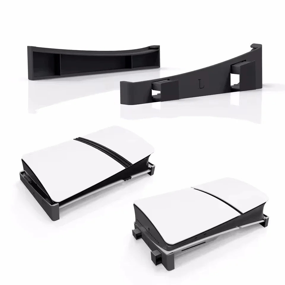 PS5 Slim & PS5 Pro Horizontal Game Stand Base – Console Holder Cradle Support Kit for PlayStation Gaming Accessories