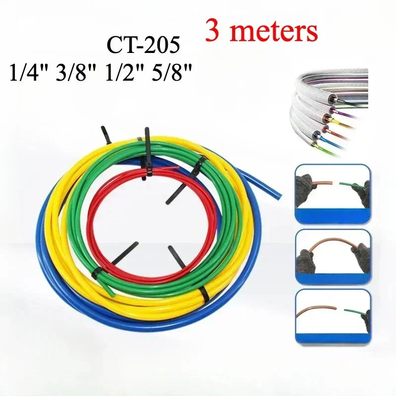 AC Copper Pipe Protector CT-205 – Durable PE Plastic Bend Tube Guard, Non-Deformable