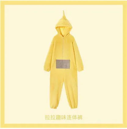 Teletubbies Adult & Kids Pajamas Costume - Soft Long Sleeve Unisex Cosplay Party Wear