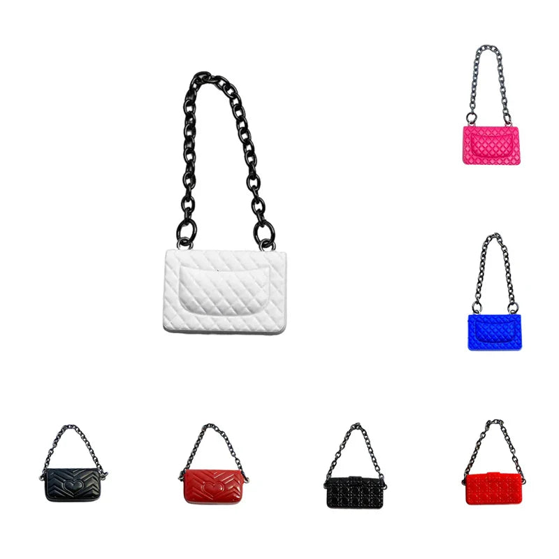 1:12 Dollhouse Miniature Shoulder & Crossbody Bags – Decorative Toy Accessories for Dollhouse Collectors