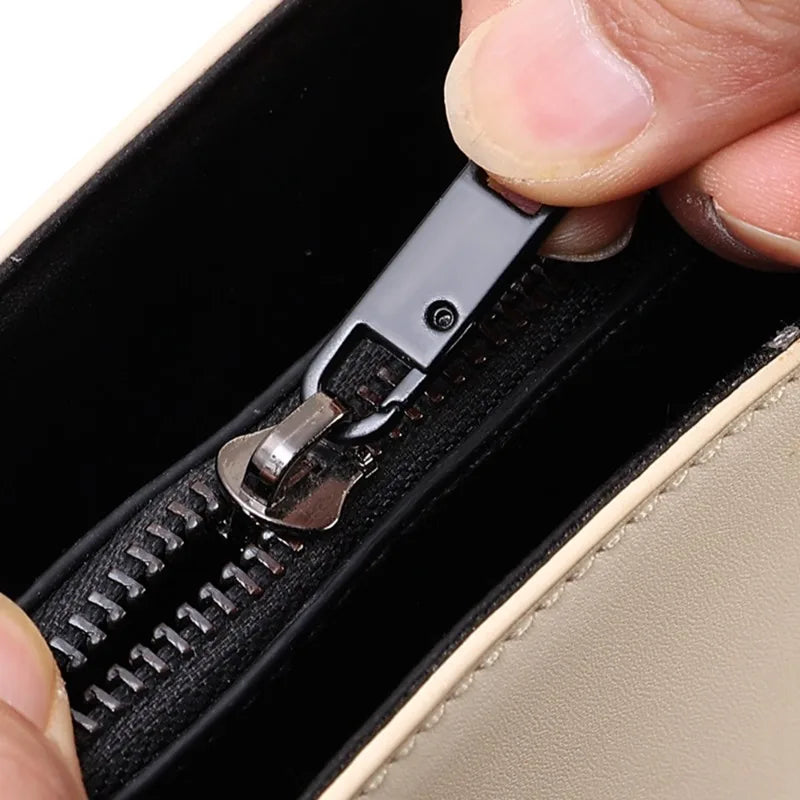 10/1PCS Universal Metal Zipper Pull Replacement — Instant Repair Kit for Luggage, Purses & Clothing Sliders