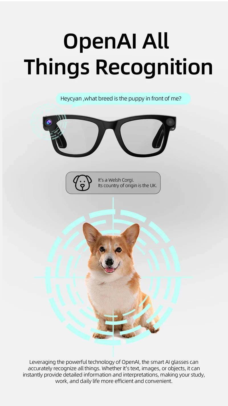 Xiaomi G300 800W Pixel Smart Glasses – AI HD Video Recording, Voice Calls, Translation, and Photochromic Lenses