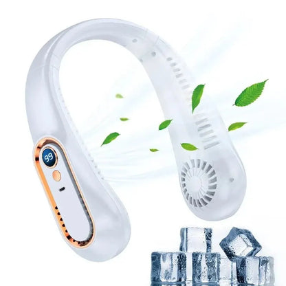 TINSOL USB Rechargeable Portable Ceiling Fan - Digital Display Hanging Fan for Office, Students, Sports & Travel