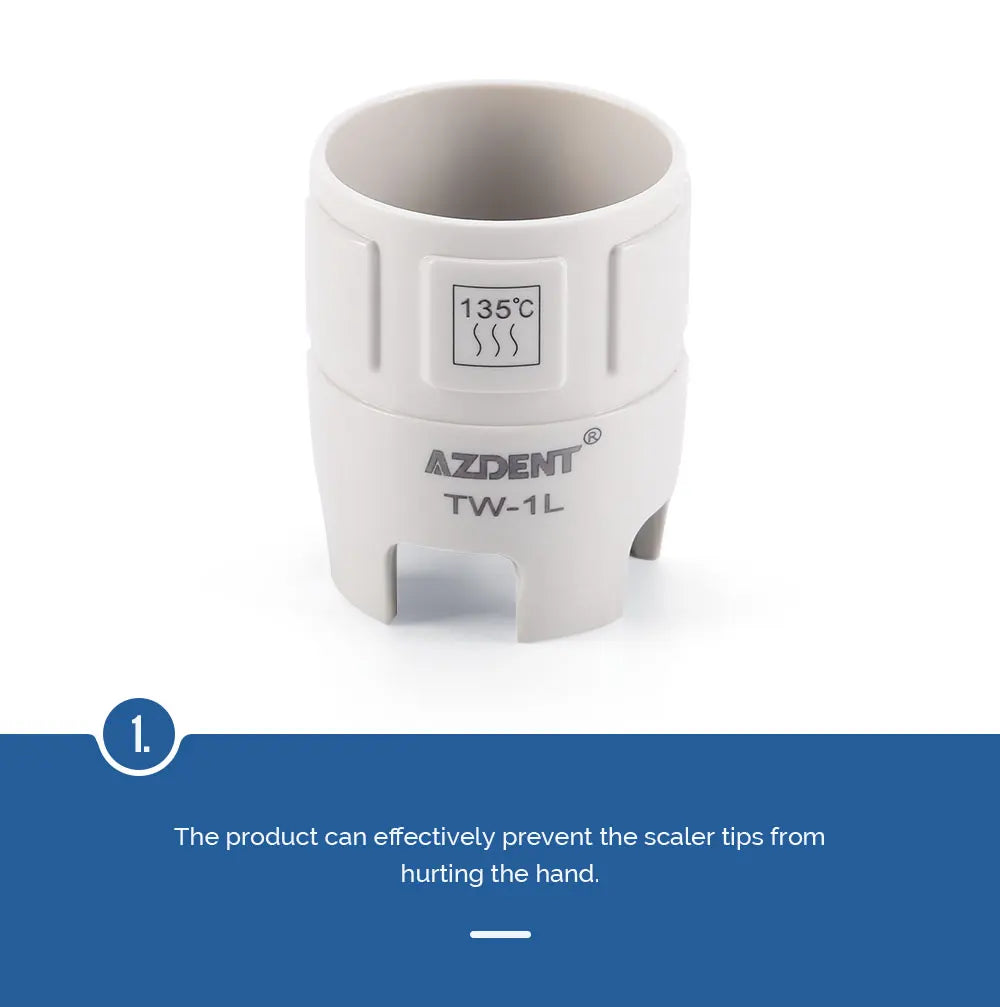 AZDENT Ultrasonic Scaler Tips Torque Wrench – Prevents Tip Falling for EMS, Satelec, Woodpecker, DTE Dentistry Tools