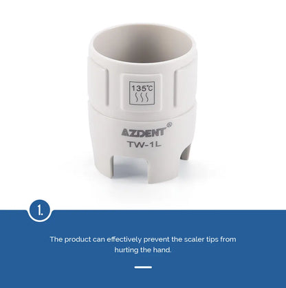 AZDENT Ultrasonic Scaler Tips Torque Wrench – Prevents Tip Falling for EMS, Satelec, Woodpecker, DTE Dentistry Tools